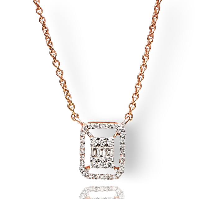 Radiance Reverie Natural Diamond Pendant Set